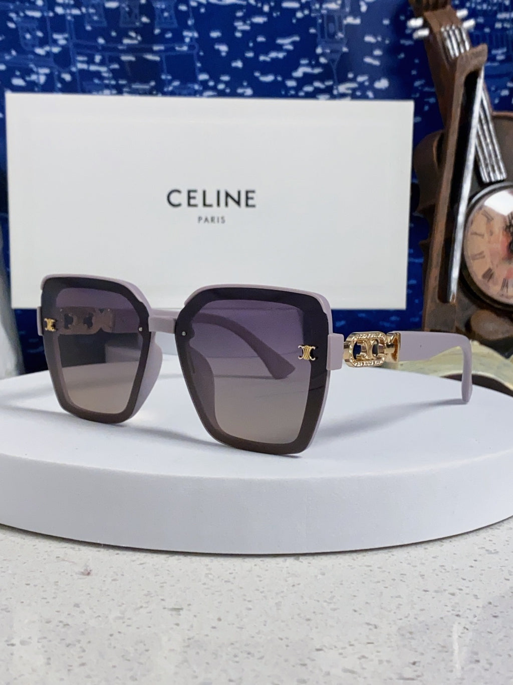 Celine Fashion Gray Lens Sunglasses for Women - 398800
