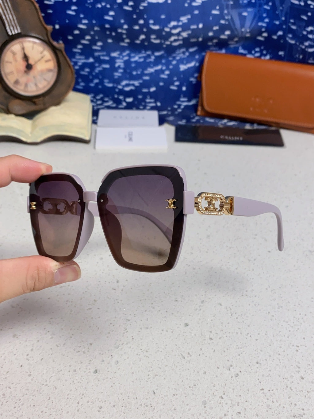Celine Fashion Gray Lens Sunglasses for Women - 398800 - detail image 6
