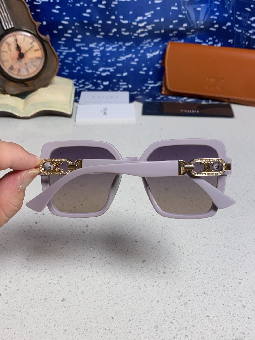 Celine Fashion Gray Lens Sunglasses for Women - 398800 - detail image 5