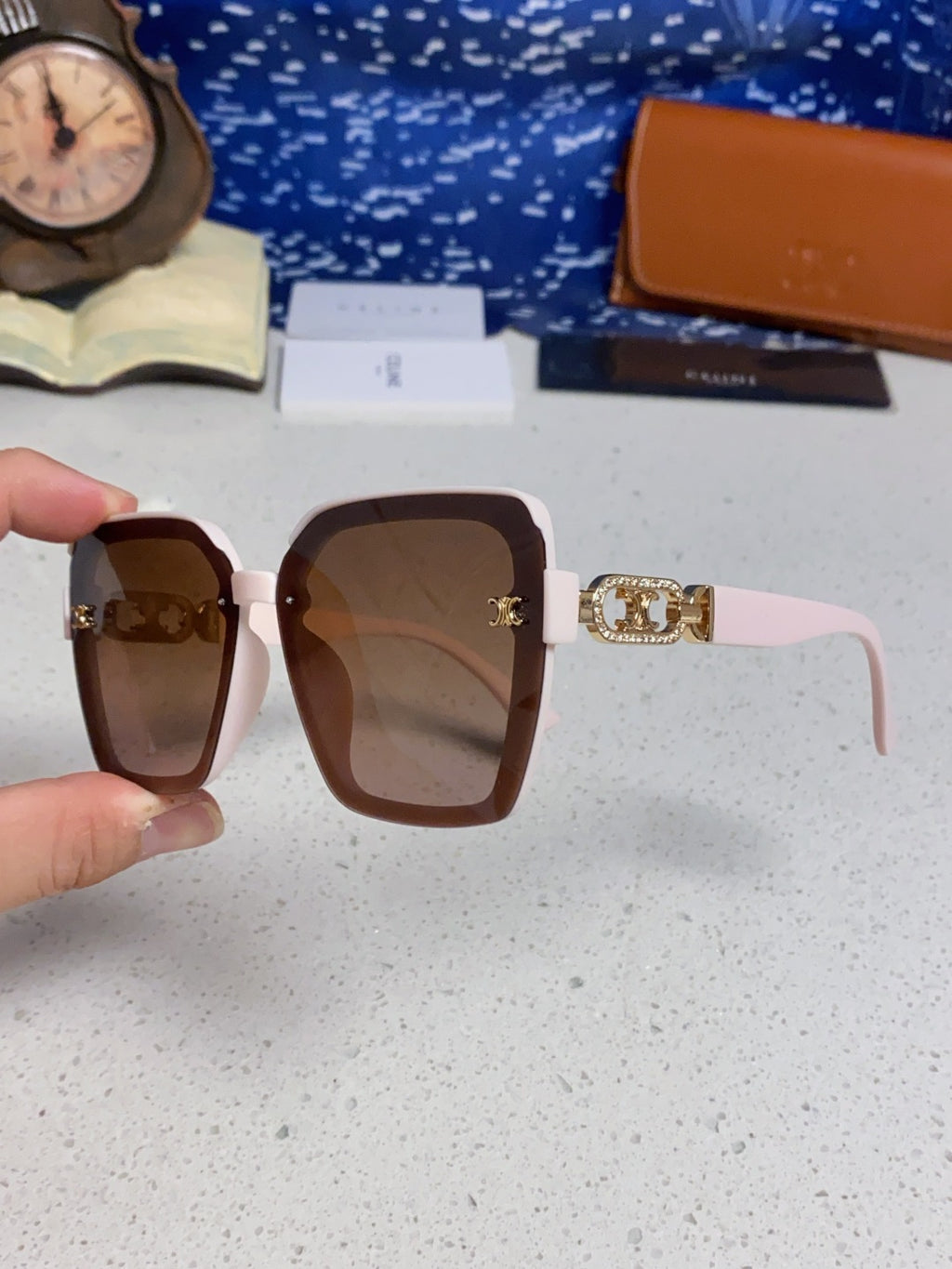 Celine Fashion Red Lens Sunglasses for Women - 398801 - detail image 6