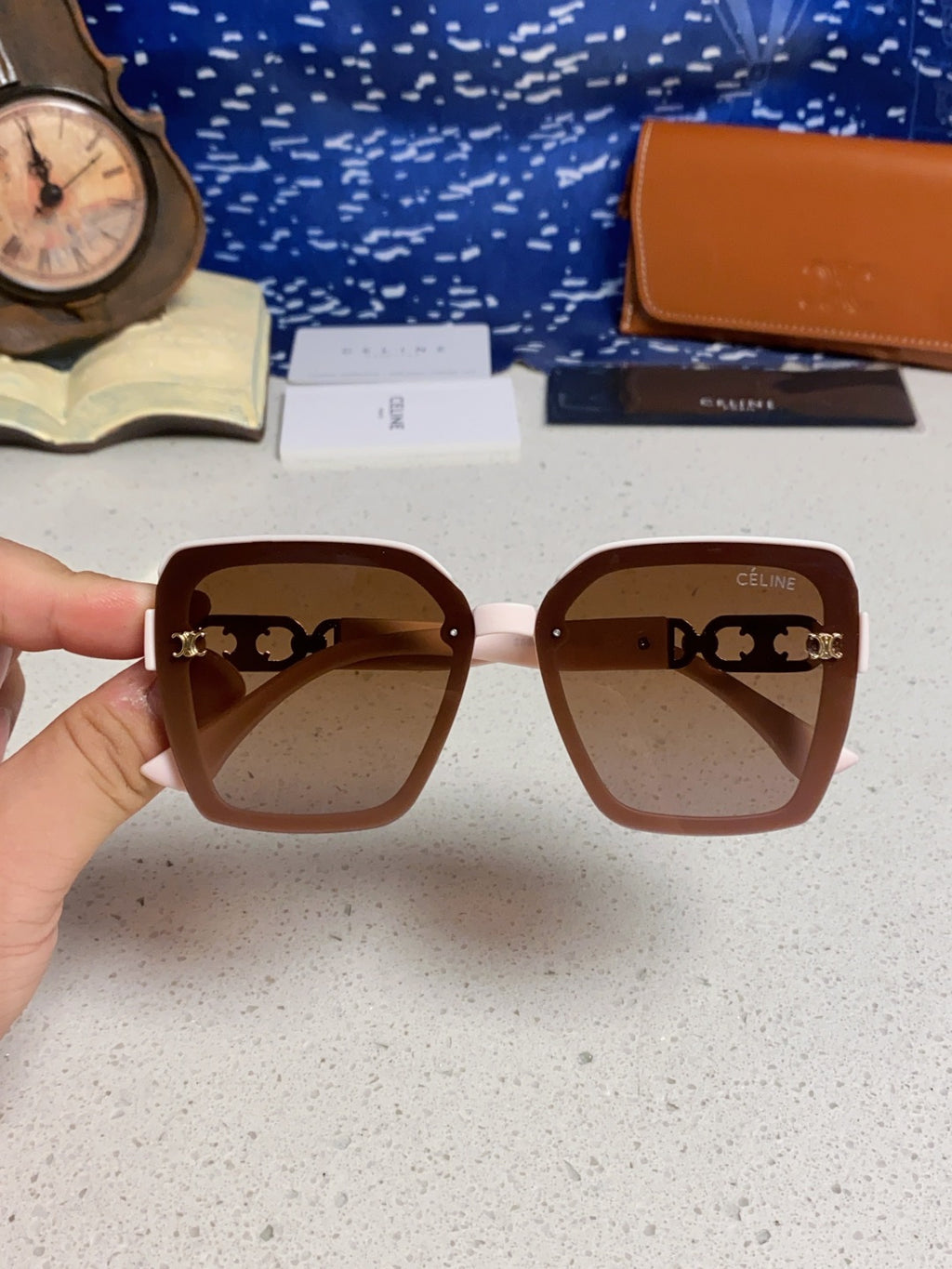 Celine Fashion Red Lens Sunglasses for Women - 398801 - detail image 4