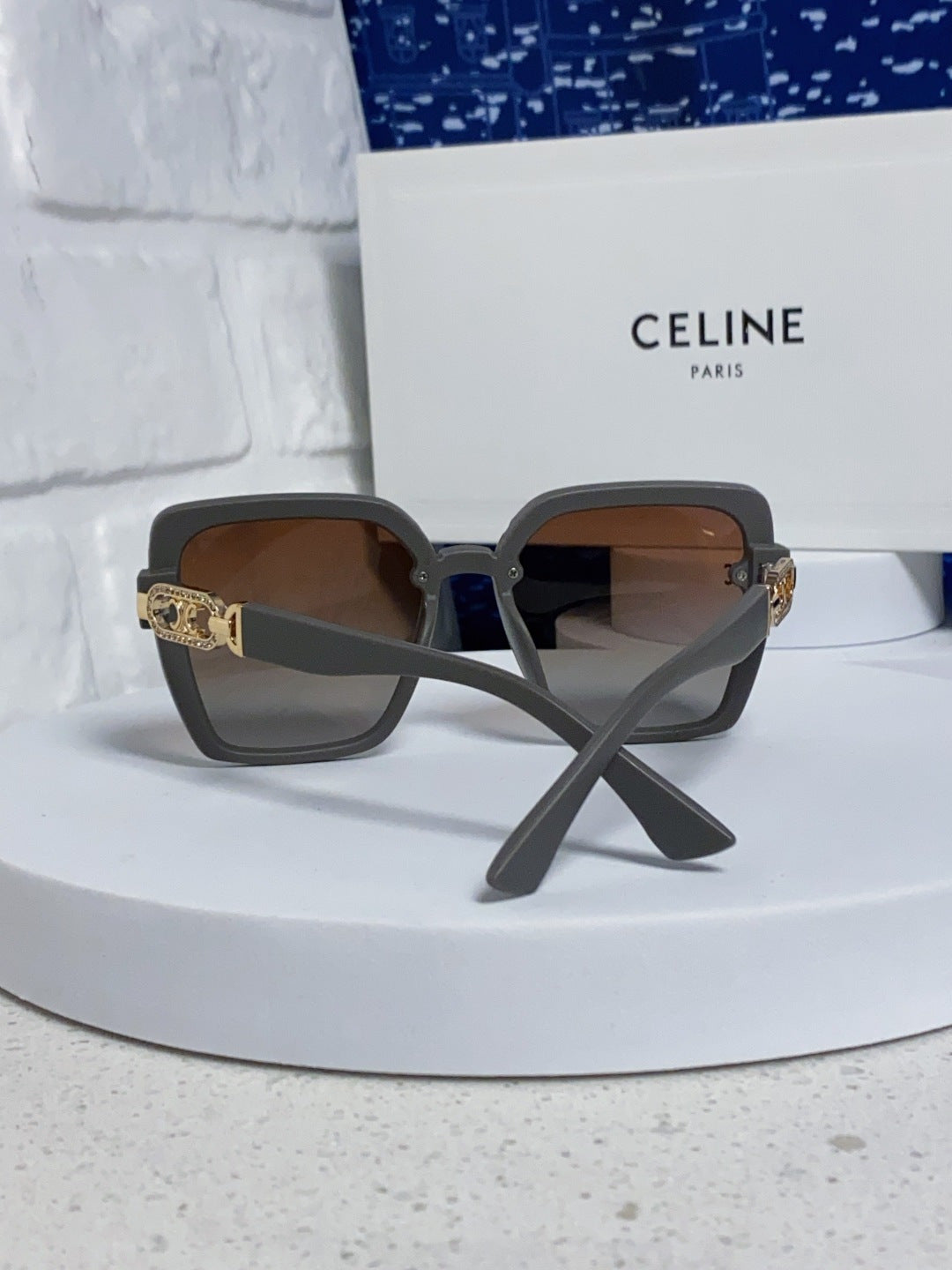 Celine Fashion Black Lens Sunglasses for Women - 398802