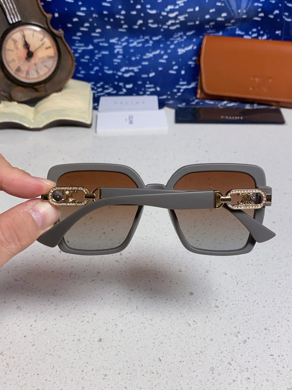 Celine Fashion Black Lens Sunglasses for Women - 398802 - detail image 3
