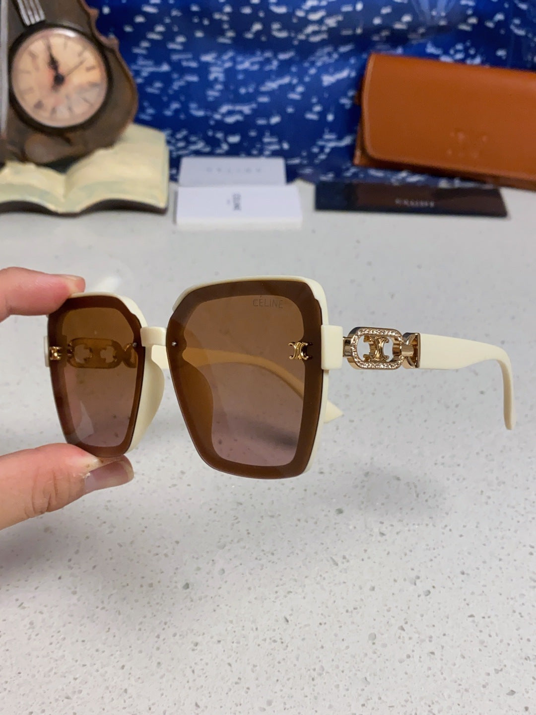 Celine Fashion Brown Lens Sunglasses for Women - detail image 6