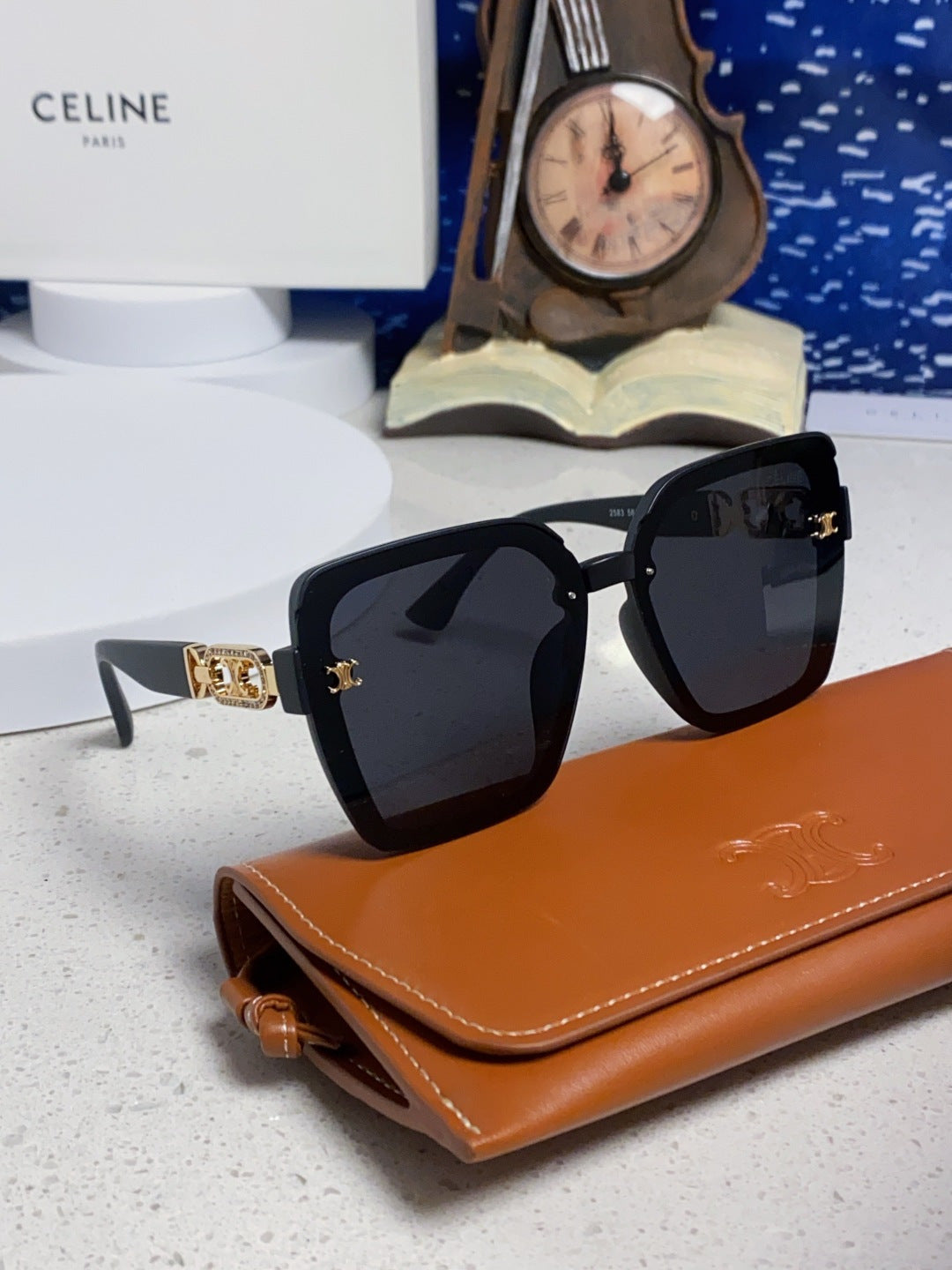 Celine Fashion Black Lens Sunglasses for Women - 398804 - detail image 10