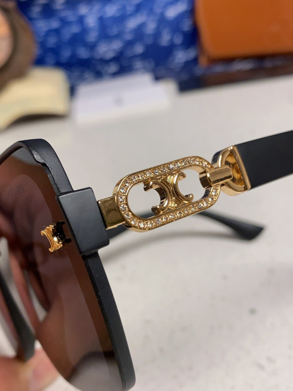 Celine Fashion Black Lens Sunglasses for Women - 398804 - detail image 7