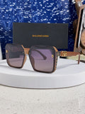 Balenciaga Square Gray Lens Sunglasses for Men & Women - 158572