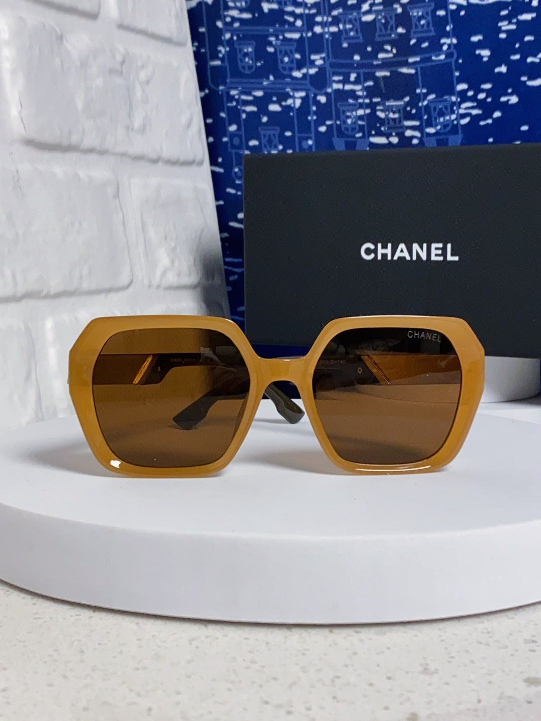 Chanel Polarized Square Brown Lens Sunglasses for Women - 431659 - detail image 2