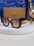 Burberry Rectangular Red Lens Sunglasses for Men & Women - 416076