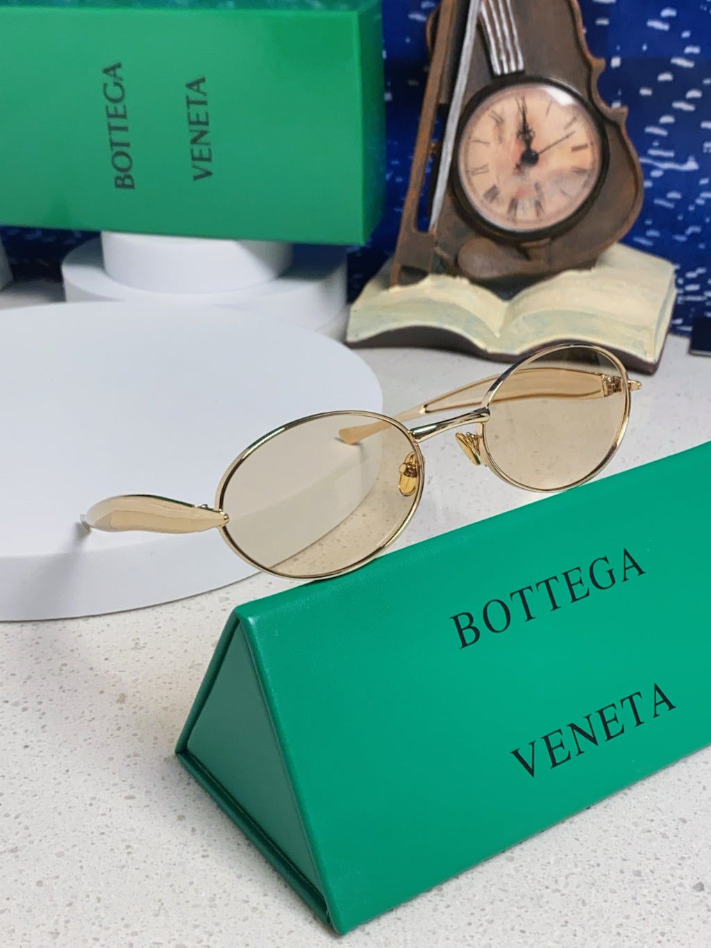 Bottega Veneta BV1386 Oval Silver Lens Sunglasses for Men & Women - 487958 - detail image 9