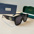 Gucci Oversized Black Lens Sunglasses for Men & Women - 448855