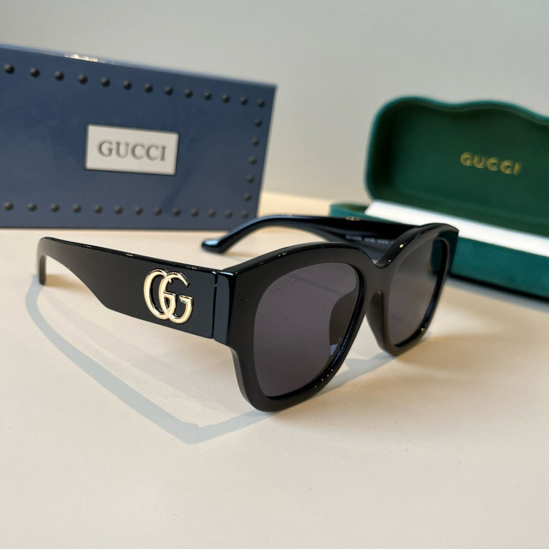 Gucci Oversized Black Lens Sunglasses for Men & Women - 448855