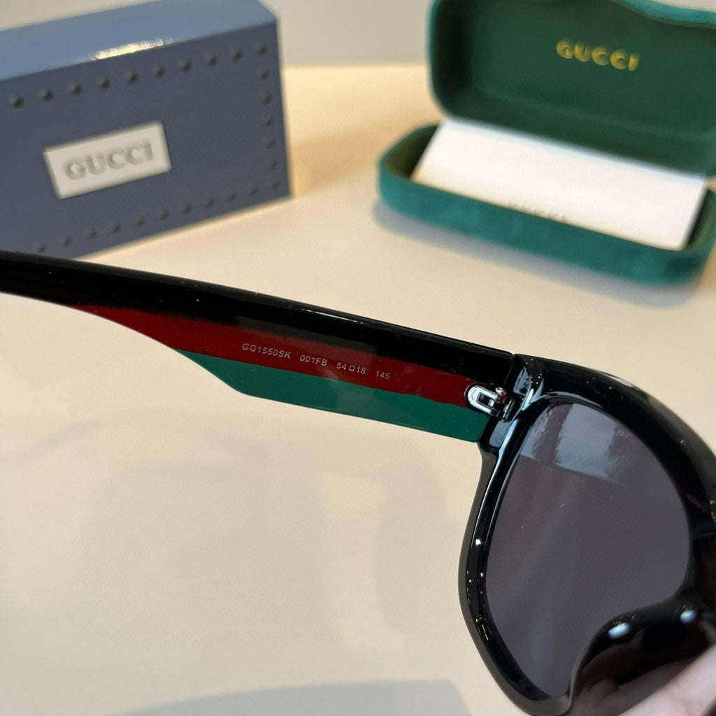 Gucci Oversized Black Lens Sunglasses for Men & Women - 448856 - detail image 9