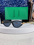 Bottega Veneta BV1390 Cat-Eye Blue Lens Sunglasses for Women