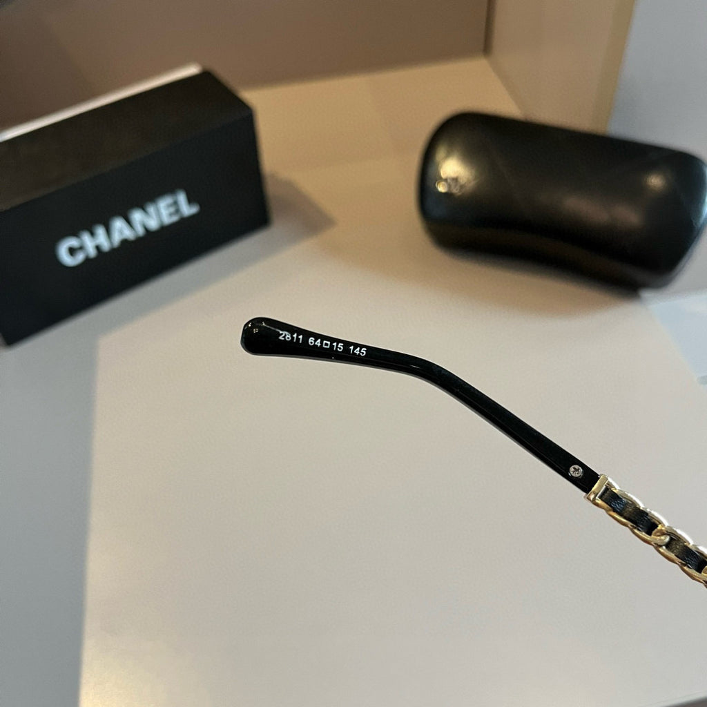 Chanel Oversized Gold Lens Sunglasses for Men & Women - detail image 10