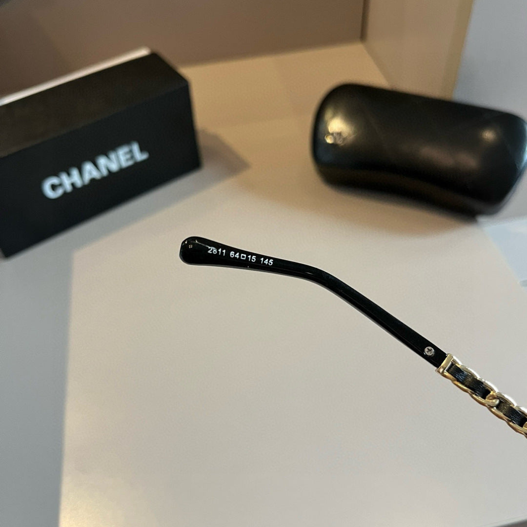 Chanel Oversized Gold Lens Sunglasses for Men & Women - 465144 - detail image 10