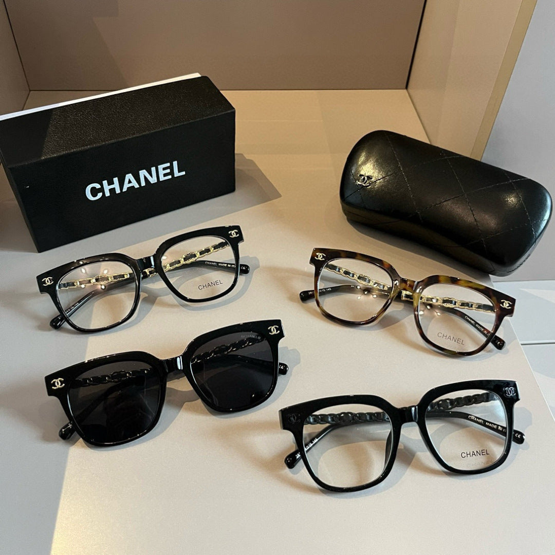 Chanel Oversized Silver Lens Sunglasses for Men & Women - 493546 - detail image 10