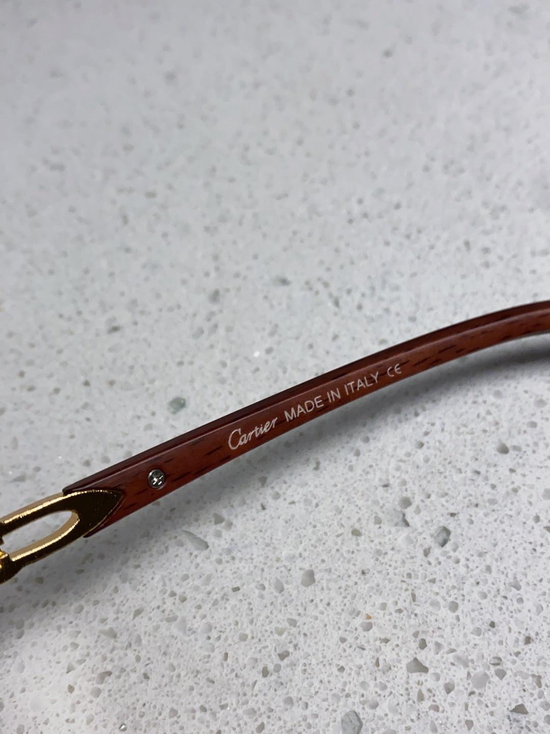 Cartier Lightweight Rimless Silver Lens Sunglasses for Men & Women - 487265 - detail image 7