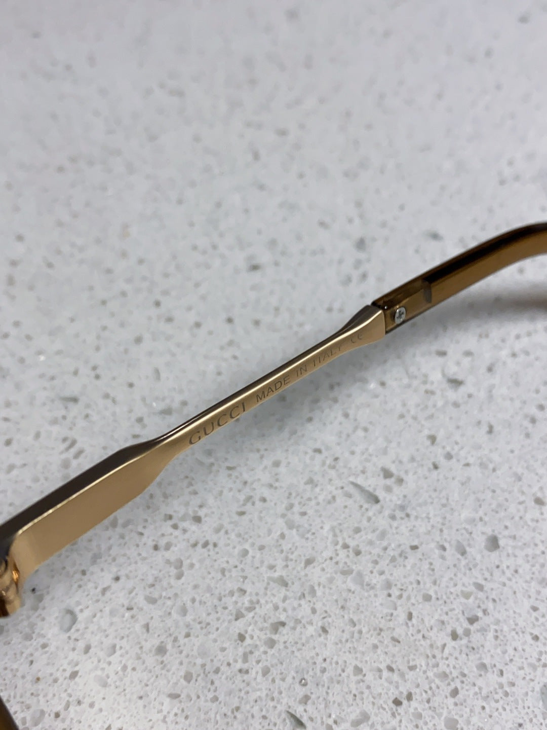 Gucci Metal Aviator Brown Lens Sunglasses for Men & Women - detail image 8