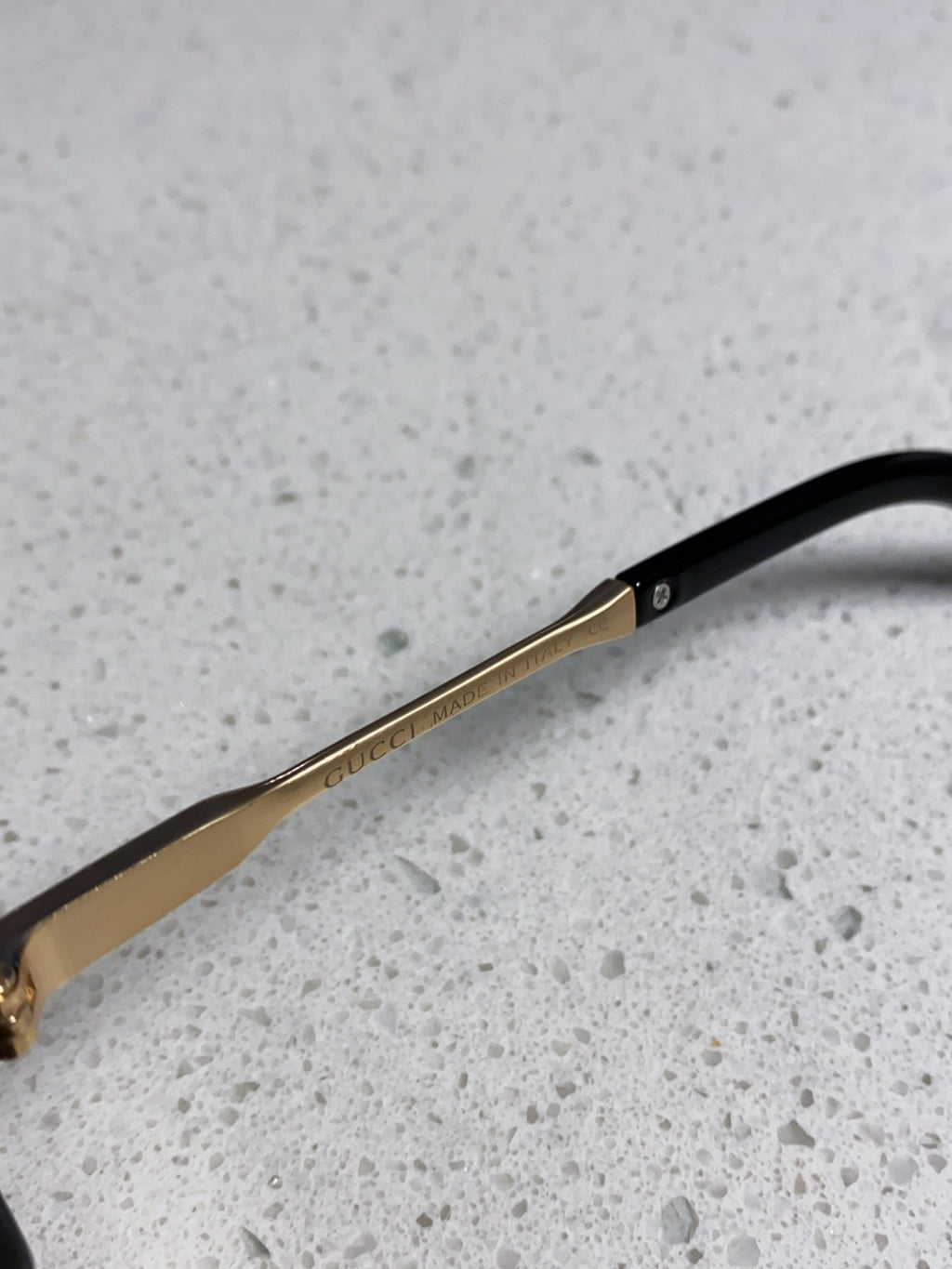 Gucci Metal Aviator Black Lens Sunglasses for Men & Women - 486334 - detail image 8