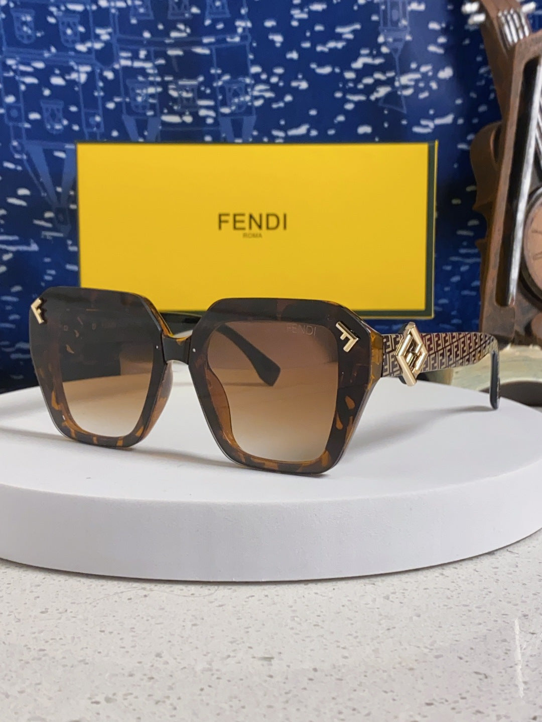 Fendi Cat-Eye Brown Lens Sunglasses for Men & Women