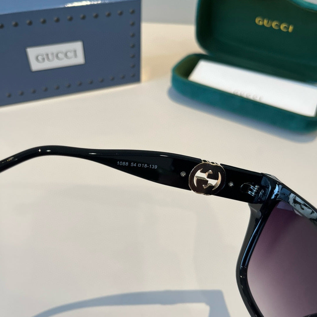 Gucci Oversized Black Lens Sunglasses for Men & Women - 448857 - detail image 8