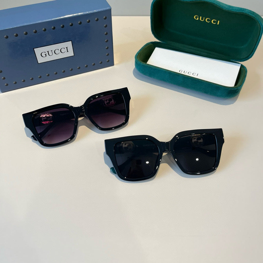 Gucci Oversized Black Lens Sunglasses for Men & Women - 486343 - detail image 10