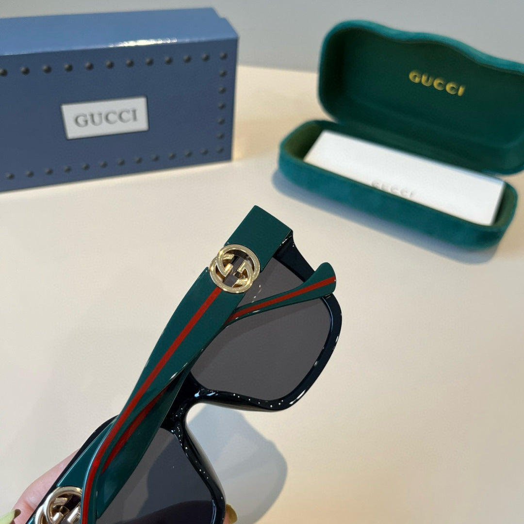 Gucci Oversized Black Lens Sunglasses for Men & Women - 448858 - detail image 7