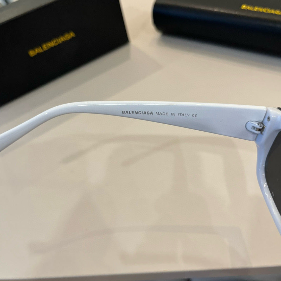 Balenciaga Rectangular Silver Lens Sunglasses for Men & Women - 432549 - detail image 8