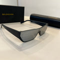 Balenciaga Rectangular Gray Lens Sunglasses for Men & Women