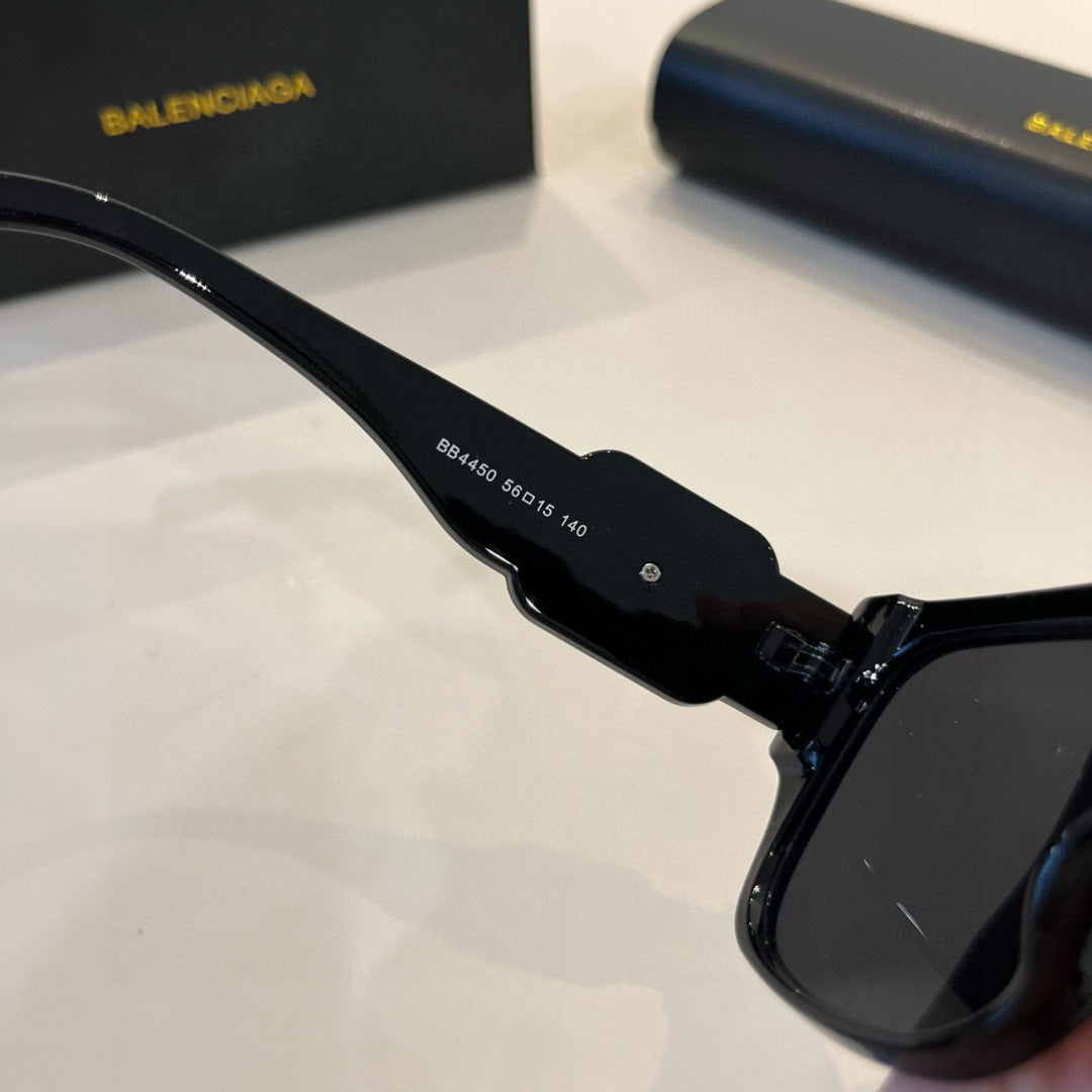 Balenciaga Rectangular Black Lens Sunglasses for Men & Women - 416137 - detail image 9