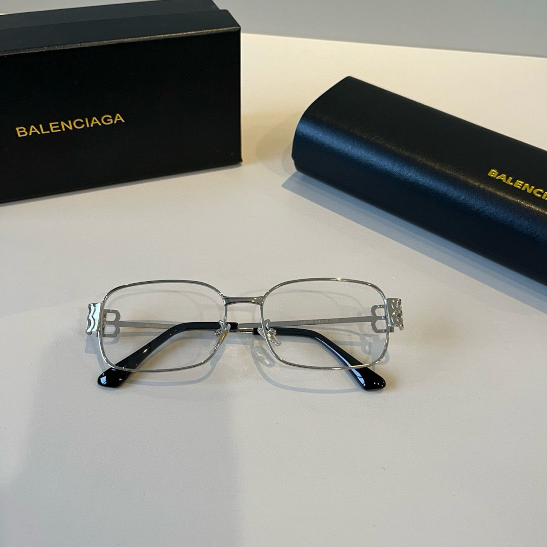 Balenciaga Rectangular Silver Lens Sunglasses for Men & Women - 382930 - detail image 9