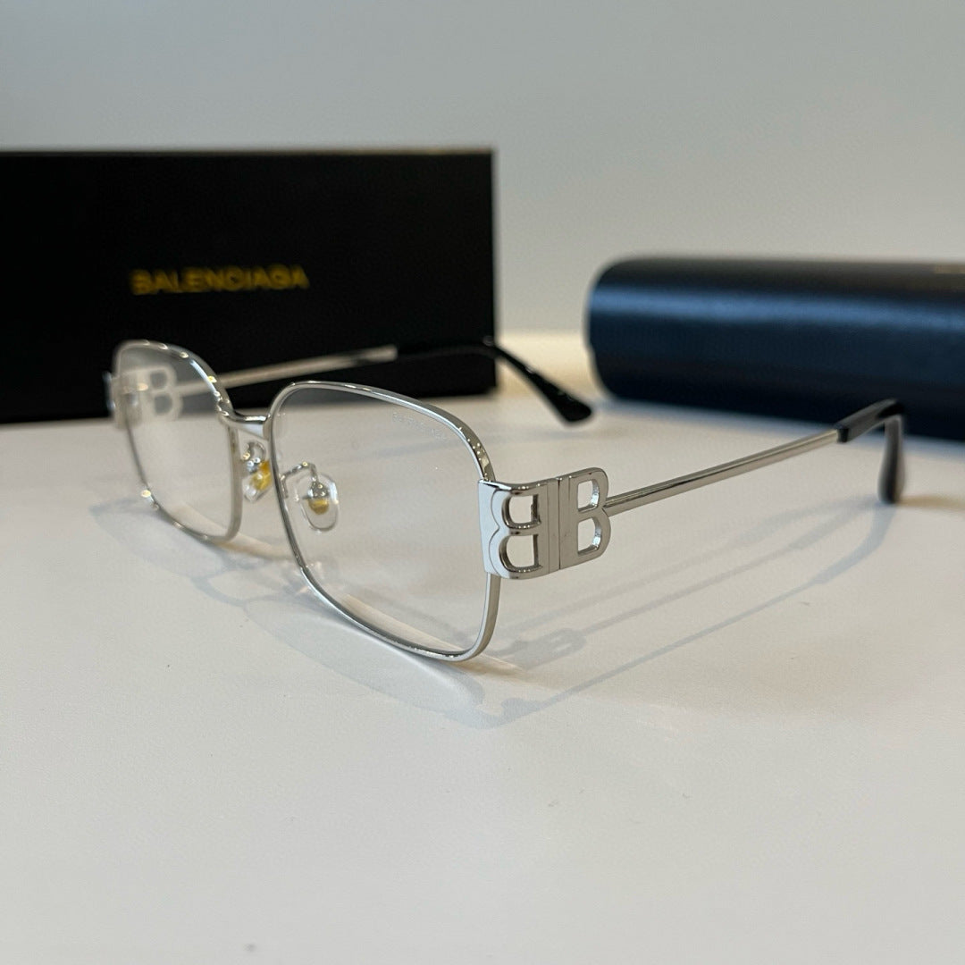 Balenciaga Rectangular Silver Lens Sunglasses for Men & Women - 382930 - detail image 3