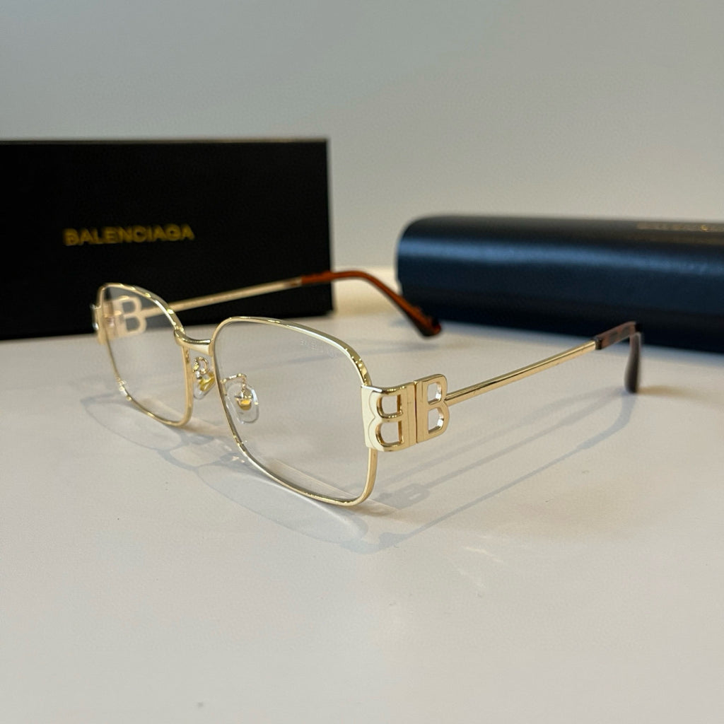 Balenciaga Rectangular Silver Lens Sunglasses for Men & Women - 416139 - detail image 3