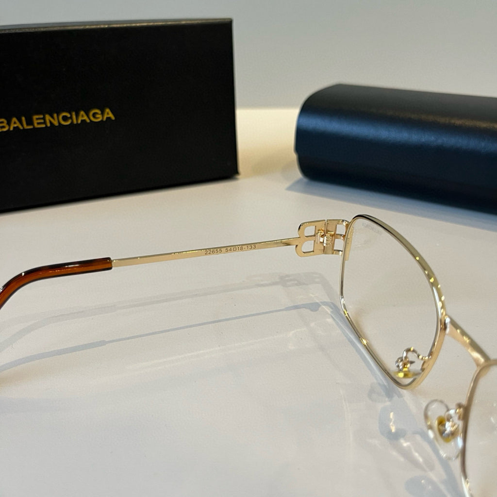 Balenciaga Rectangular Silver Lens Sunglasses for Men & Women - 416139 - detail image 5