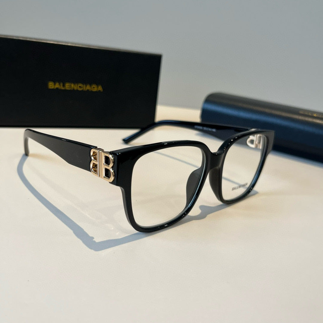 Balenciaga Folding Square Black Lens Sunglasses for Men & Women - 487501