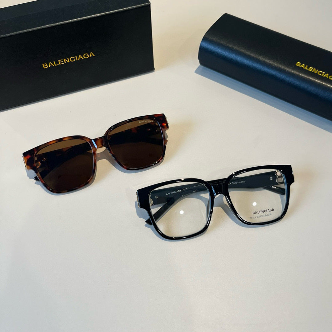 Balenciaga Folding Square Black Lens Sunglasses for Men & Women - 487501 - detail image 11