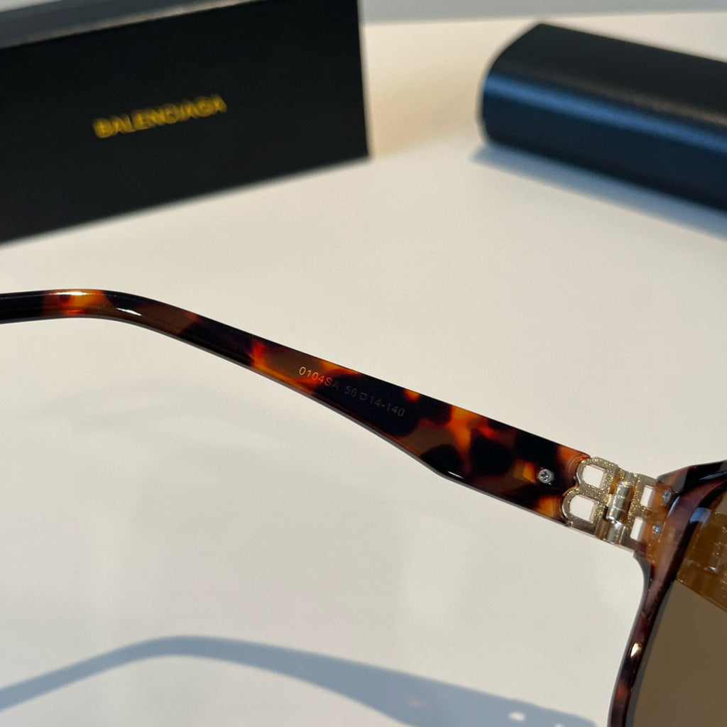 Balenciaga Folding Square Black Lens Sunglasses for Men & Women - 487502 - detail image 10