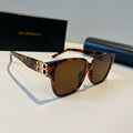 Balenciaga Folding Square Black Lens Sunglasses for Men & Women - 466035