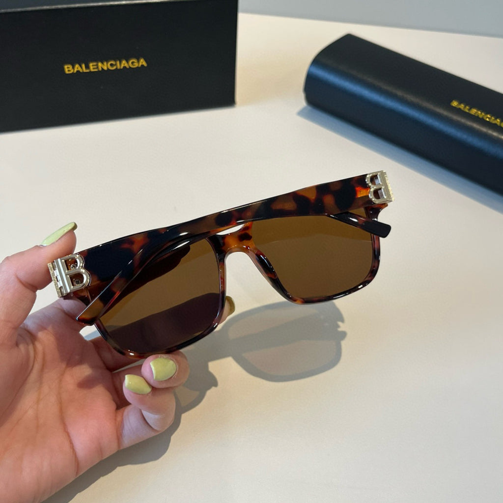 Balenciaga Folding Square Black Lens Sunglasses for Men & Women - 487502 - detail image 7
