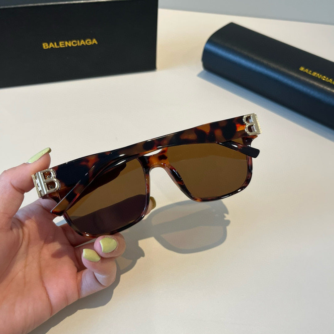 Balenciaga Folding Square Black Lens Sunglasses for Men & Women - 466035 - detail image 7