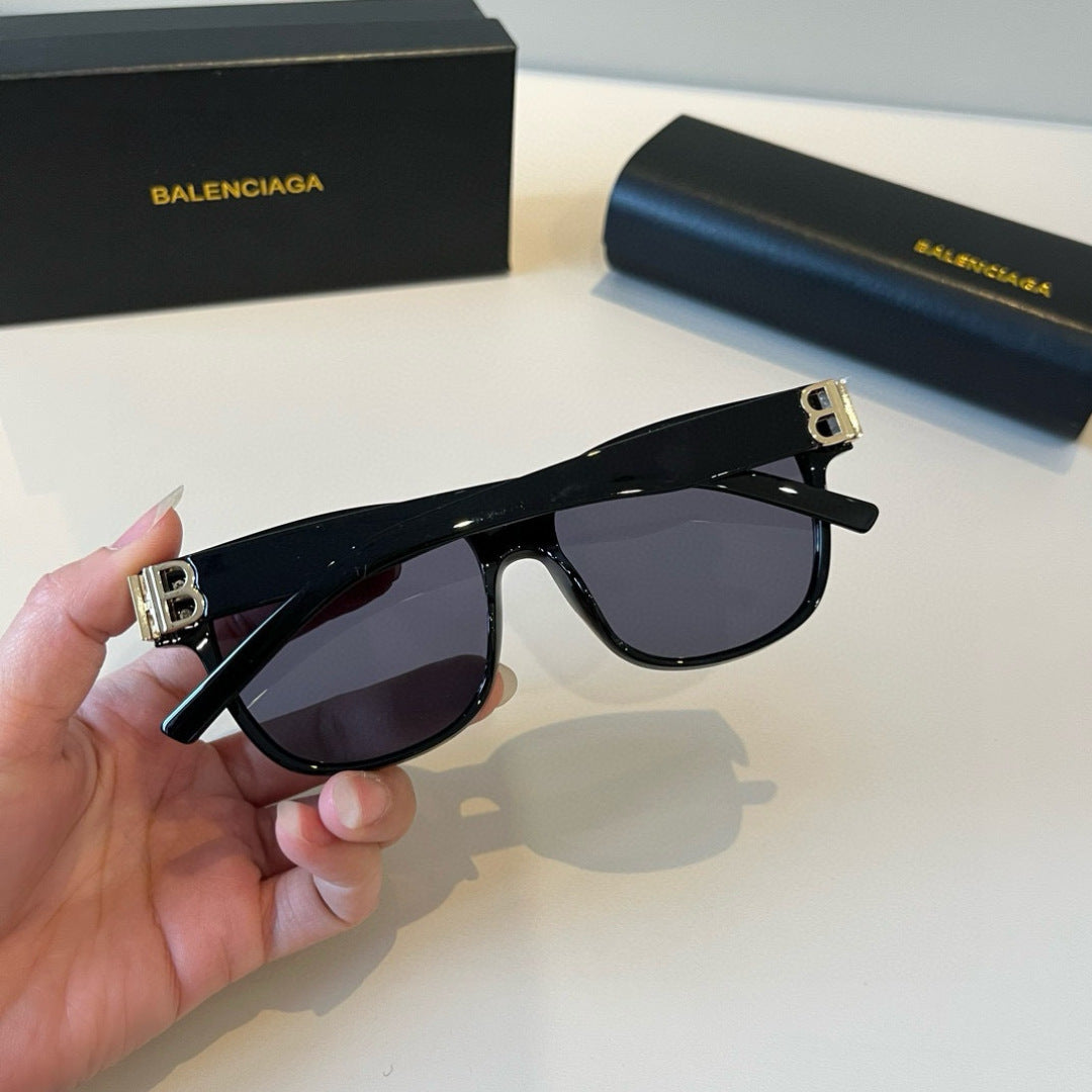 Balenciaga Folding Square Black Lens Sunglasses for Men & Women - detail image 5