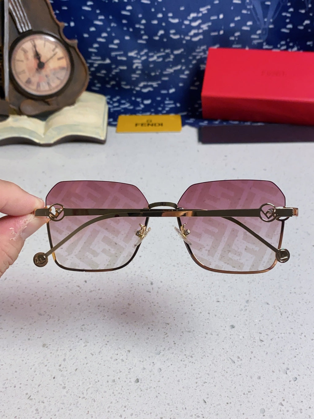 Fendi Fashion Silver Lens Sunglasses for Men & Women - 935320 - detail image 5