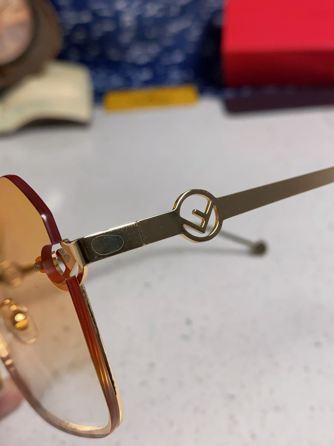 Fendi Fashion Gold Lens Sunglasses for Men & Women - 935321 - detail image 7