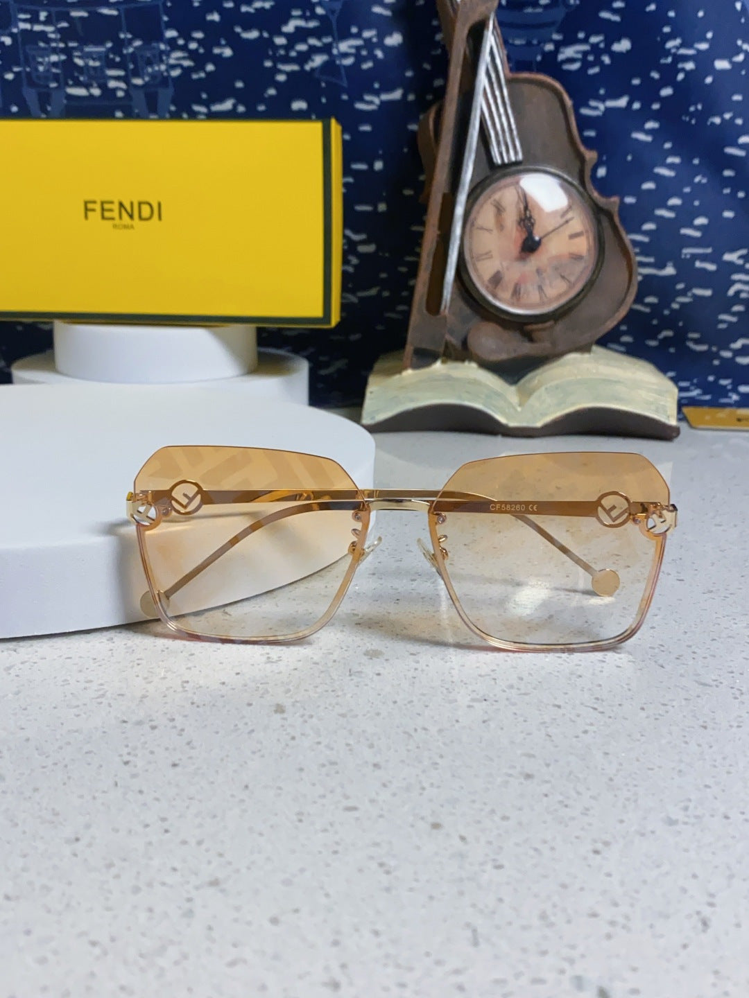 Fendi Fashion Gold Lens Sunglasses for Men & Women - 372464 - detail image 8