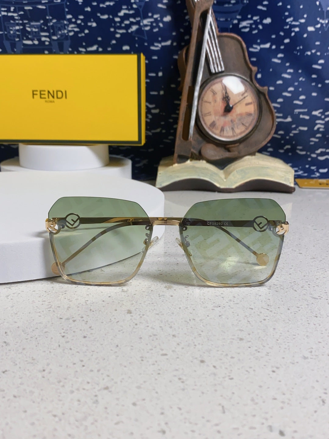 Fendi Fashion Silver Lens Sunglasses for Men & Women - 935322 - detail image 8