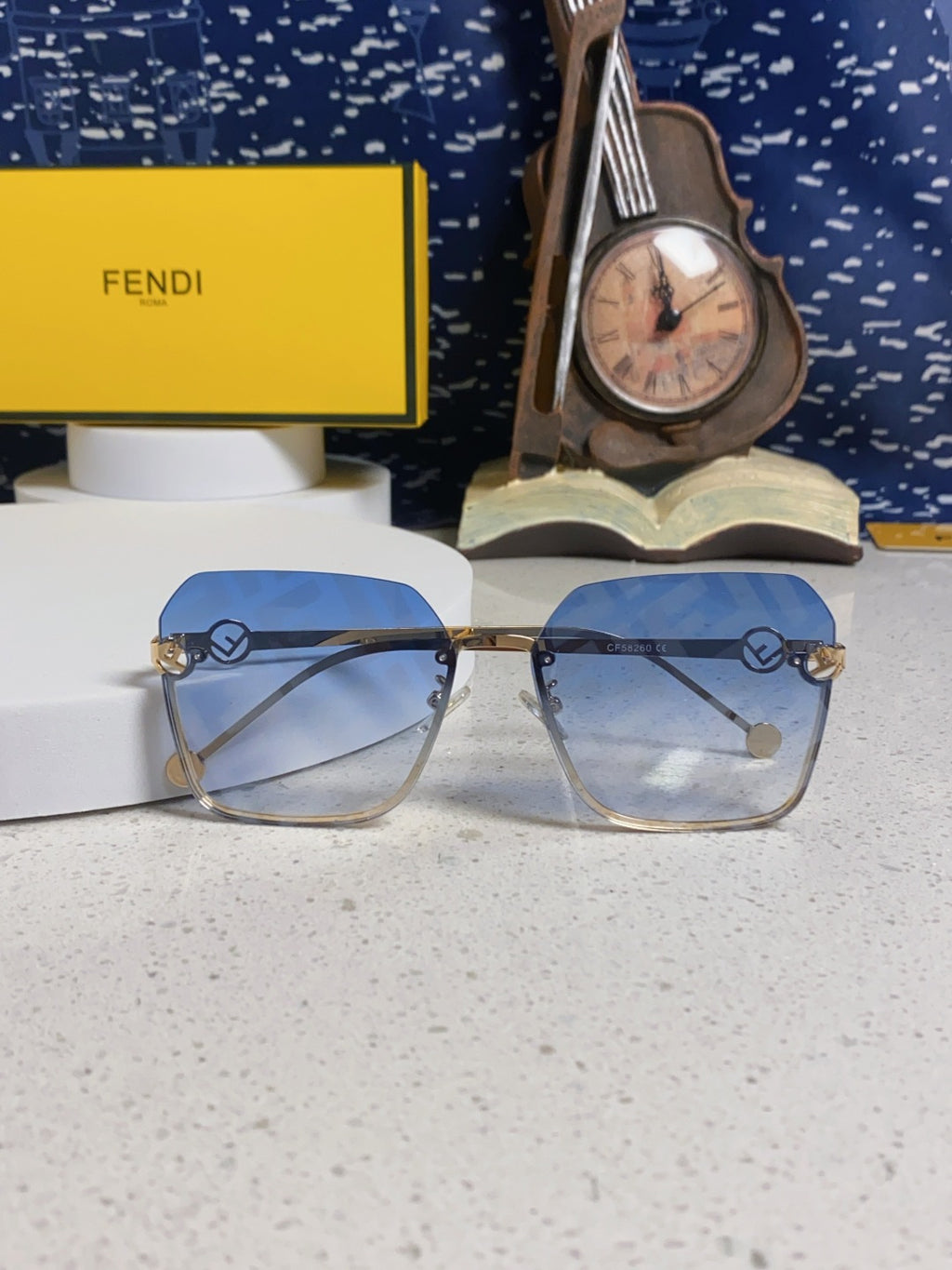 Fendi Fashion Blue Lens Sunglasses for Men & Women - 935323 - detail image 8