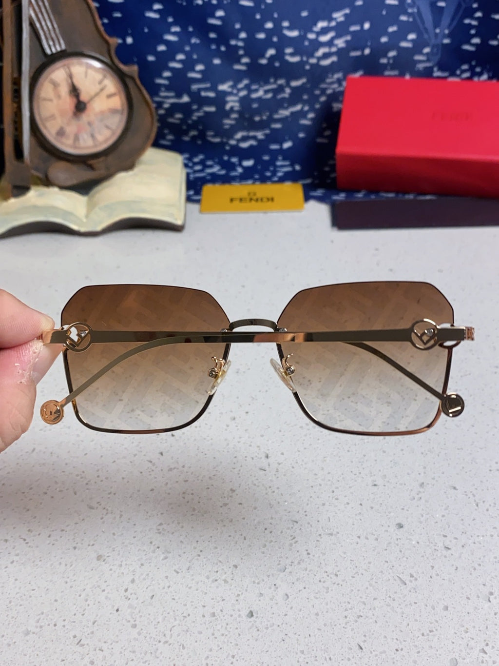 Fendi Fashion Brown Lens Sunglasses for Men & Women - 372467 - detail image 5