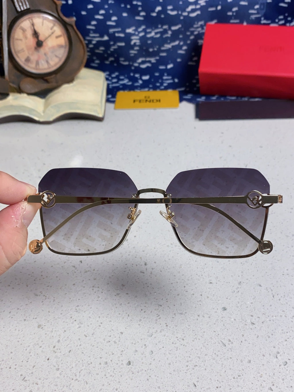 Fendi Fashion Silver Lens Sunglasses for Men & Women - 372468 - detail image 5