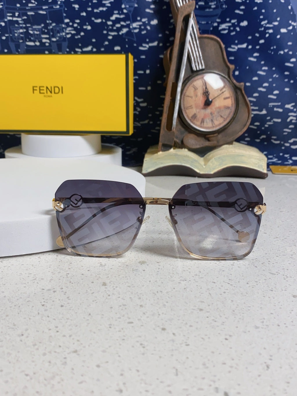 Fendi Fashion Silver Lens Sunglasses for Men & Women - 935325 - detail image 8
